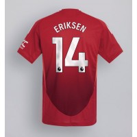 Camiseta Manchester United Christian Eriksen #14 Primera Equipación Replica 2024-25 mangas cortas